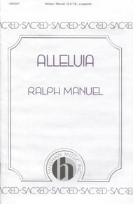 Alleluia SATB choral sheet music cover Thumbnail